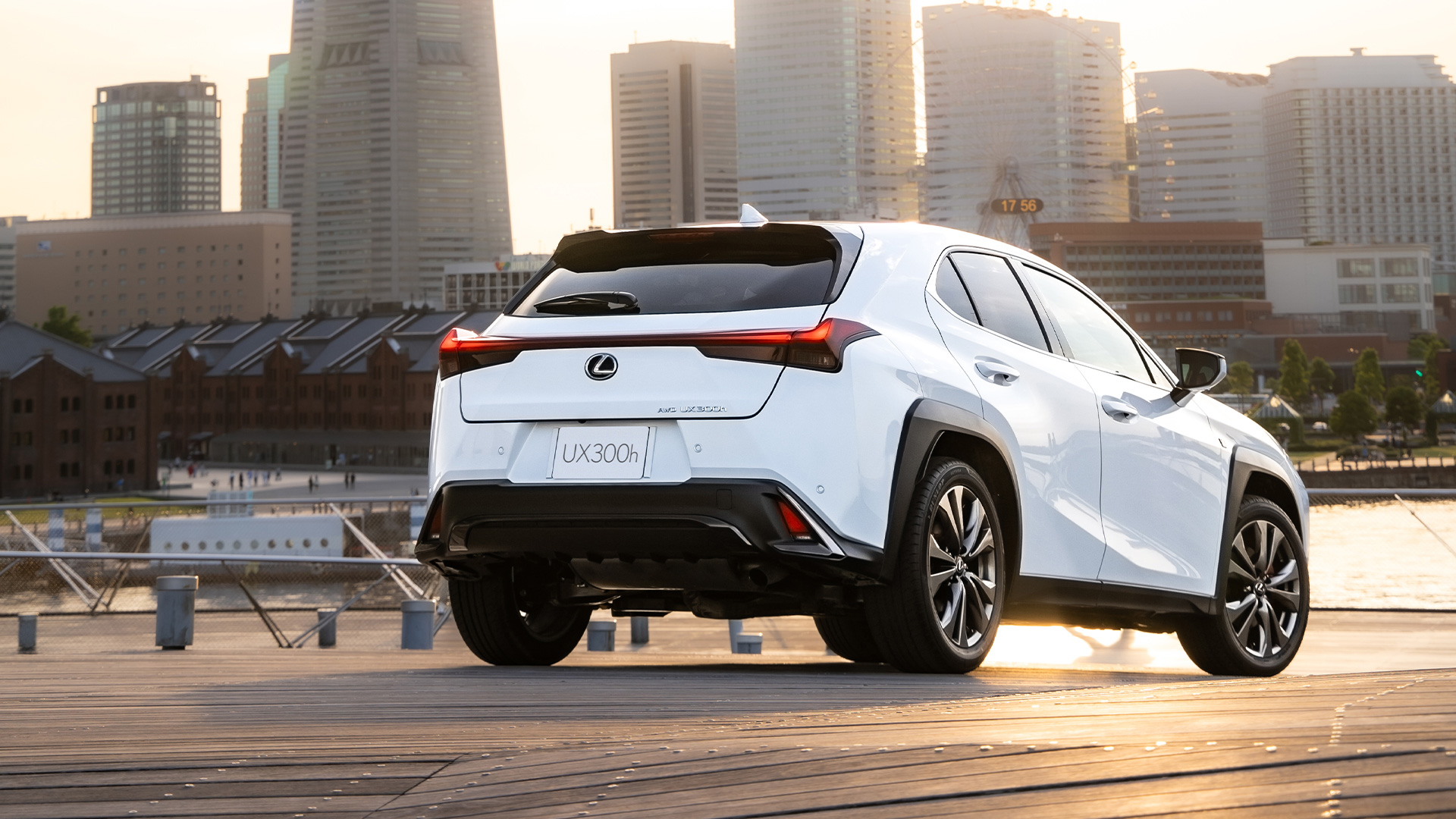 White Lexus UX