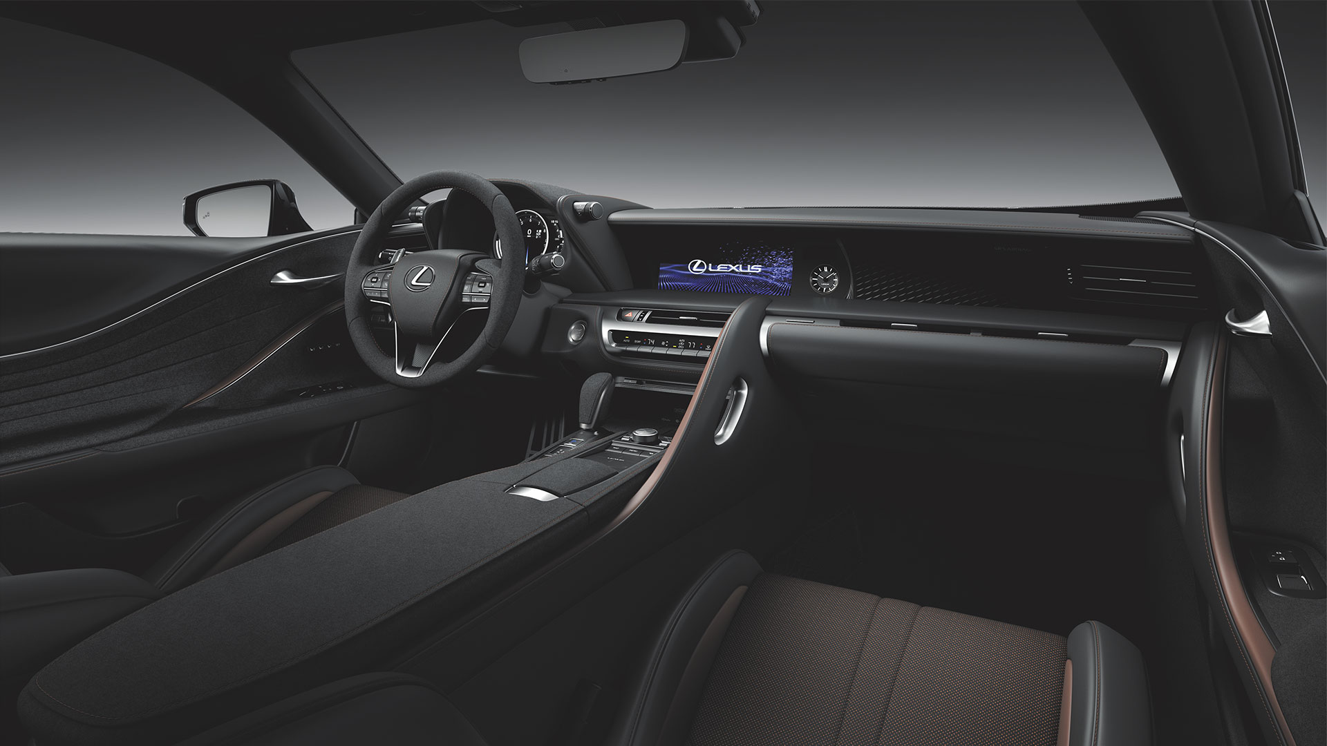 2021 Lexus LC Inspiration Series. (Overseas model shown. Australian specifications & features may differ. See your Lexus dealer for details.)